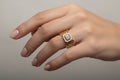14K BOLD BUCKLE-INSPIRED RING X001195413