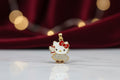 14K HELLO KITTY DESIGN PENDANT