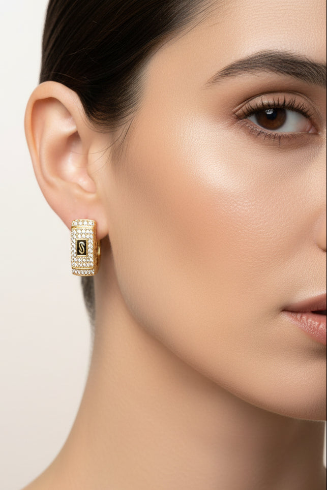 14K MONACO CHAIN CLIP-ON EARRING RQ264
