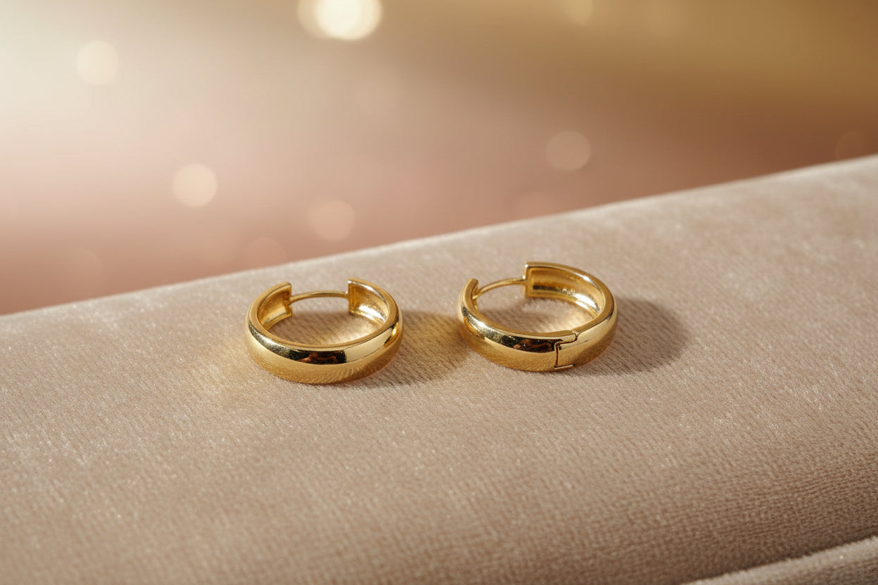 14K HOOP EARRINGS RQ279