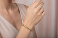 14KHEART-SHAPED LINKS BRACELET RQ293