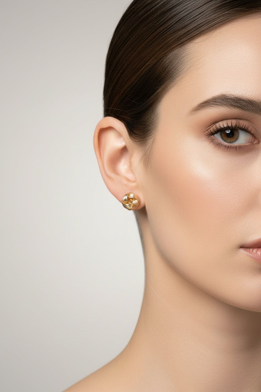 TRI-COLOR WOVEN DESIGN EARRING XP