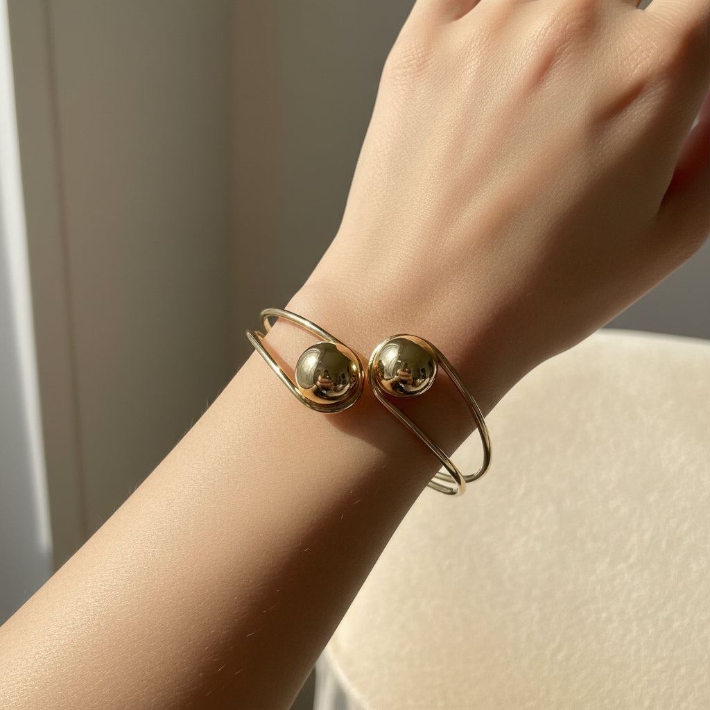 14K OPEN CUFF BYPASS BANGLE CH-09170001