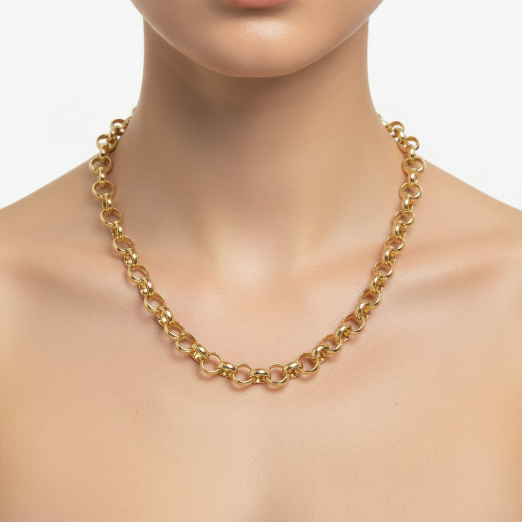 14K ROLO STYLE NECKLACE 8N-60CM LCC-28860052