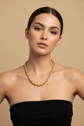 14K DIAMOND-CUT NECKLACE 6N-60CM LK-00180004