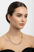 14K CUBAN LINK NECKLACE 8.2N-60CM LCC-39050010
