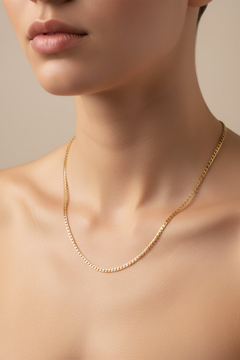 14K  CUBAN NECKLACE 50CM X000890058