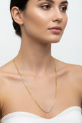 14K CUBAN LINK NECKLACE 2N-55CM LCC-27210043
