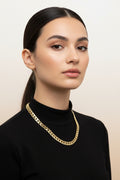 14K CUBAN LINK NECKLACE 7N-60CM LCC-28810073