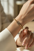 14K CC LOGO INSPI SPHERICAL BEADS  BRACELET RQ334
