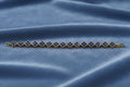 14K BLUE FLORAL-THEME TENNIS BRACELET RQ341