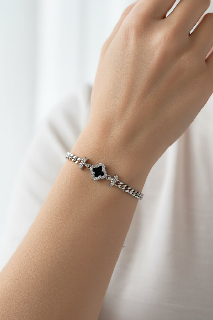 WHG CLOVER- DESIGN TENNIS BRACELET RQ344