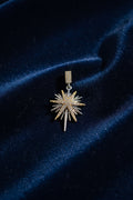 TWO TONE NORTH STAR PENDANT