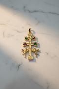 14K CRUZ DE CARAVANA PENDANT