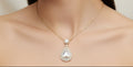 14K TEARDROP- SHAPED PENDANT