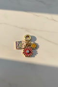 14K  PINK SUNFLOWER SUMMER CHARMS PENDANT