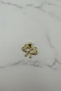 14K BOW CHARM PENDANT GS-17870002