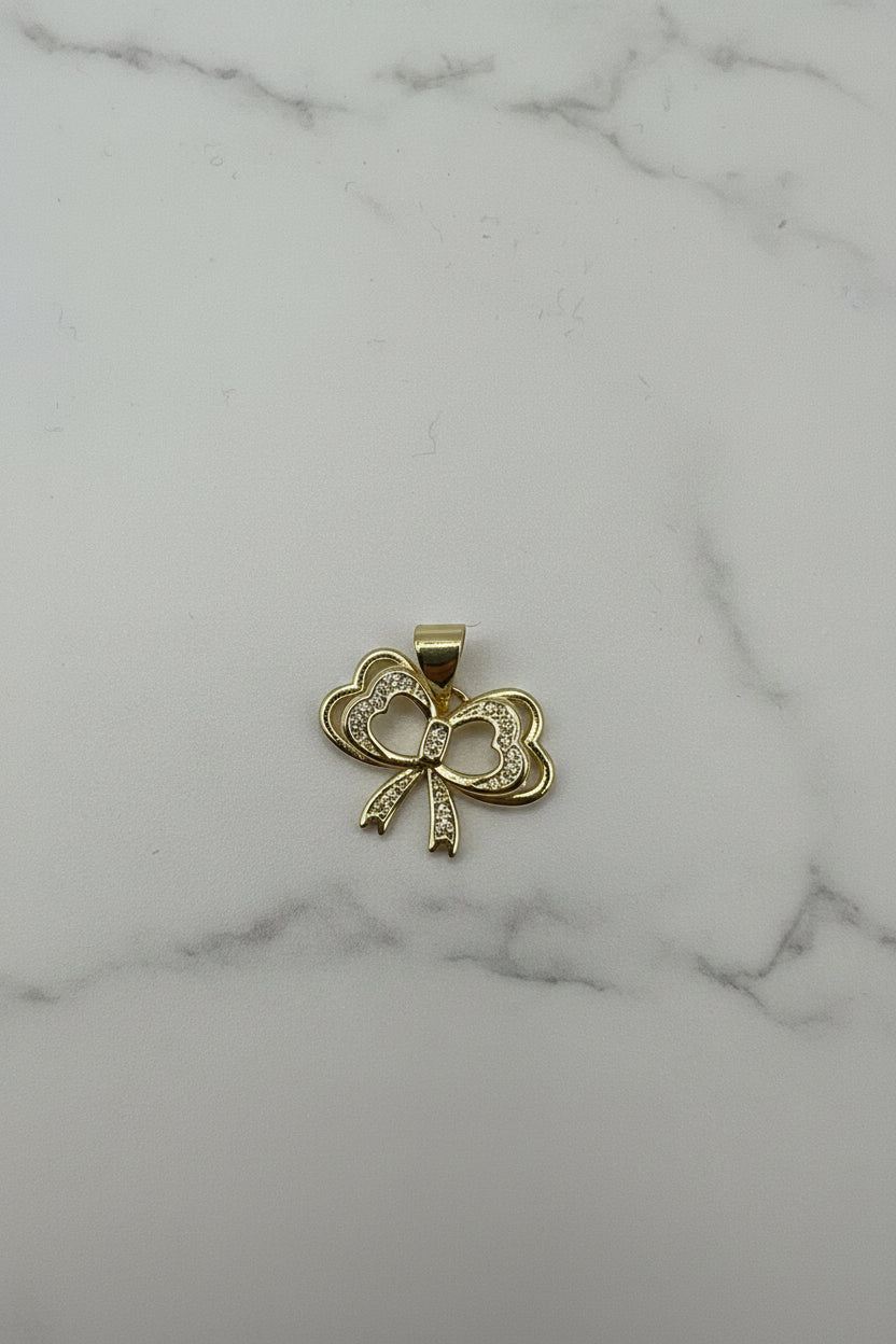 14K BOW CHARM PENDANT GS-17870002