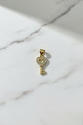 14K HEART-SHAPED KEY PENDANT GS-11720001