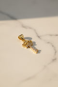 14K CROWN-THEMED KEY CHARM PENDANT GS-11690001