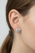 14K ROUND-CUT STUD EARRING X000767134