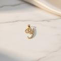 14K INITIAL "Y" CHARM PENDANT
