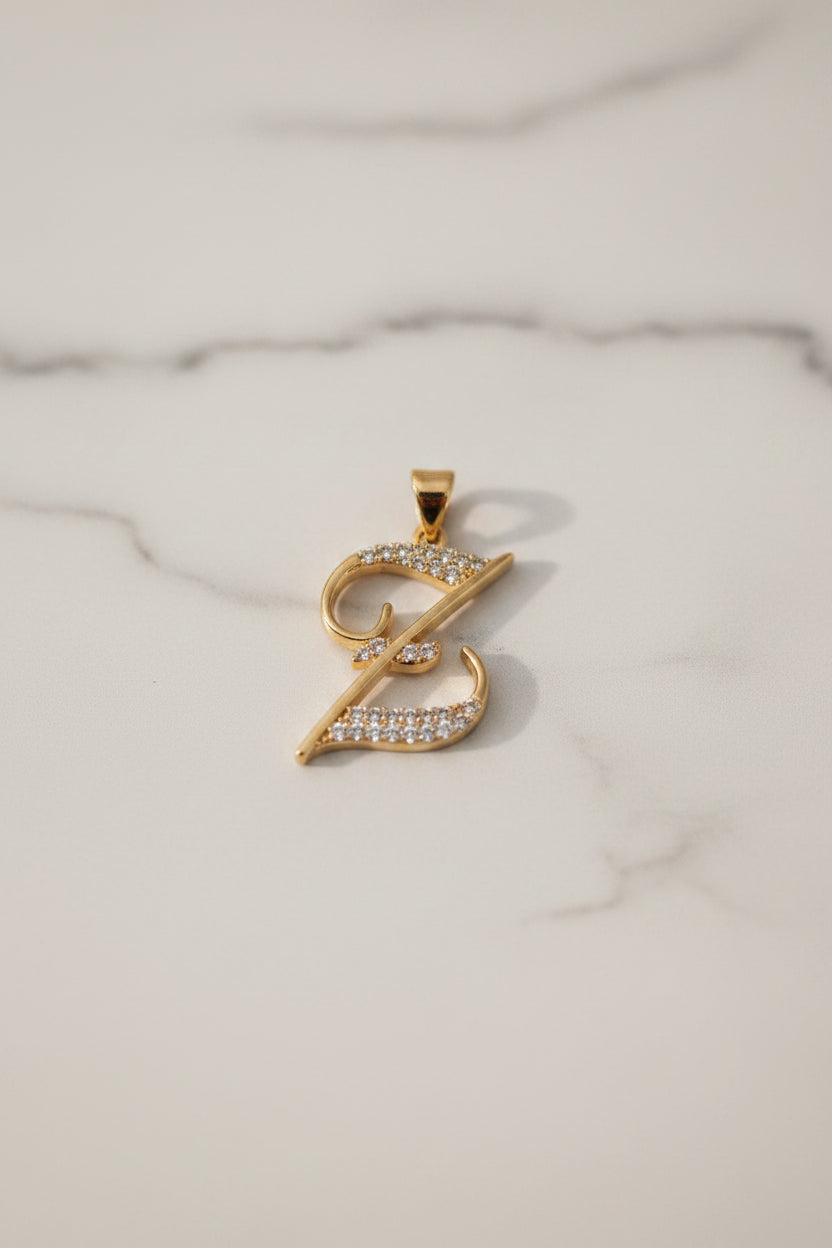 14K INITIAL "Z" CHARM PENDANT GS-09050021