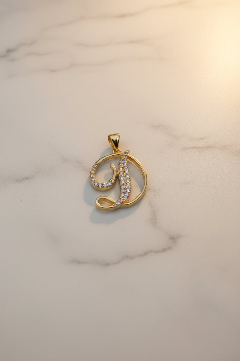 14K INITIAL "D" CHARM PENDANT GS-09050020