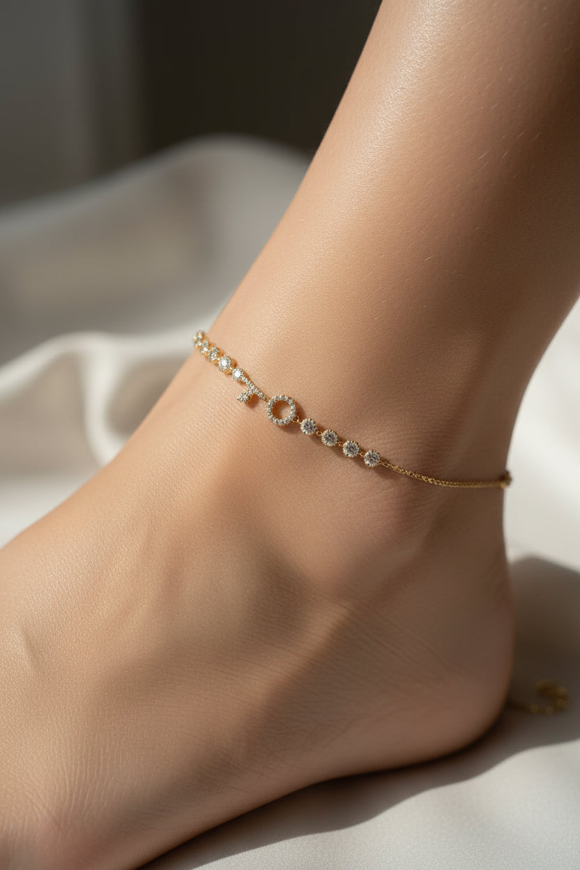 14K KEY CHARM BRACELET OS-04620003