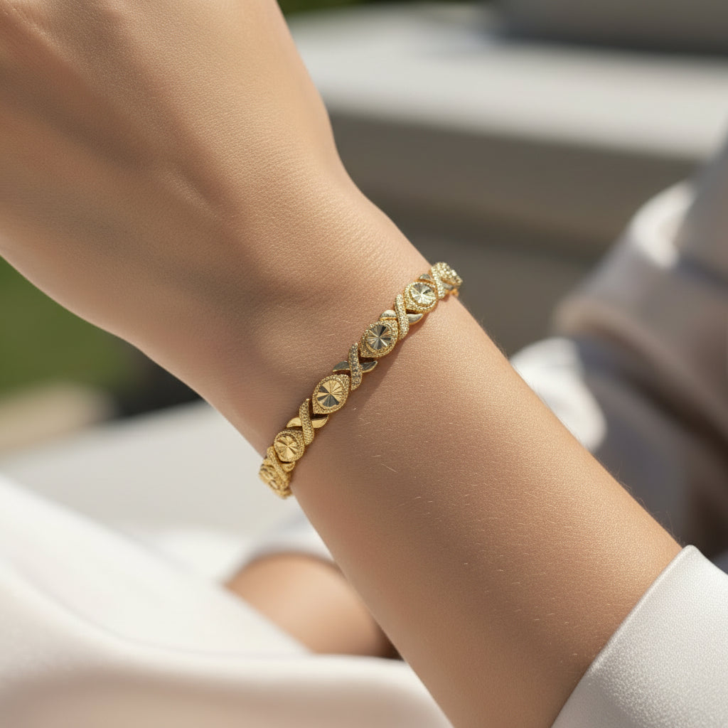 14K VINTAGE STYLE BRACELET SL-13260004