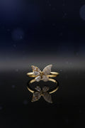 14K BUTTERFLY-THEMED "CZ" RING X001268036