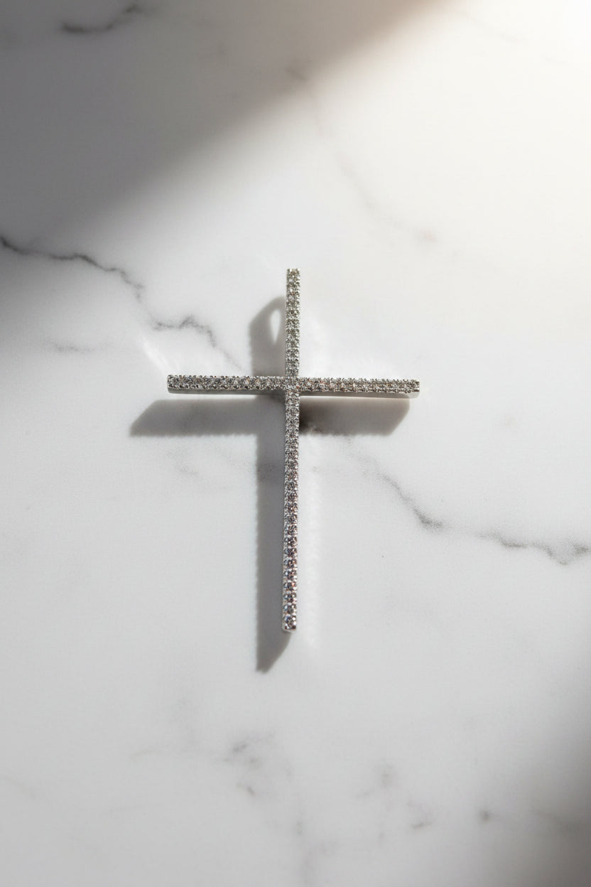 WHG CROSS "CZ" PENDANT