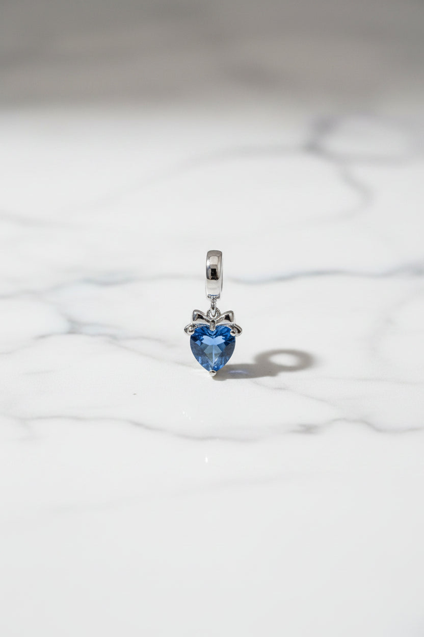 WHG BLUE HEART CHARM  PENDANT PANDORA
