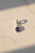 WHG PURPLE TEARDROP PENDANT