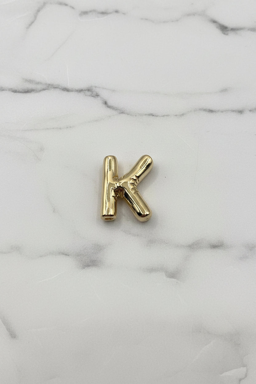 14K BUBBLE LETTER PENDANT - K 240704040506