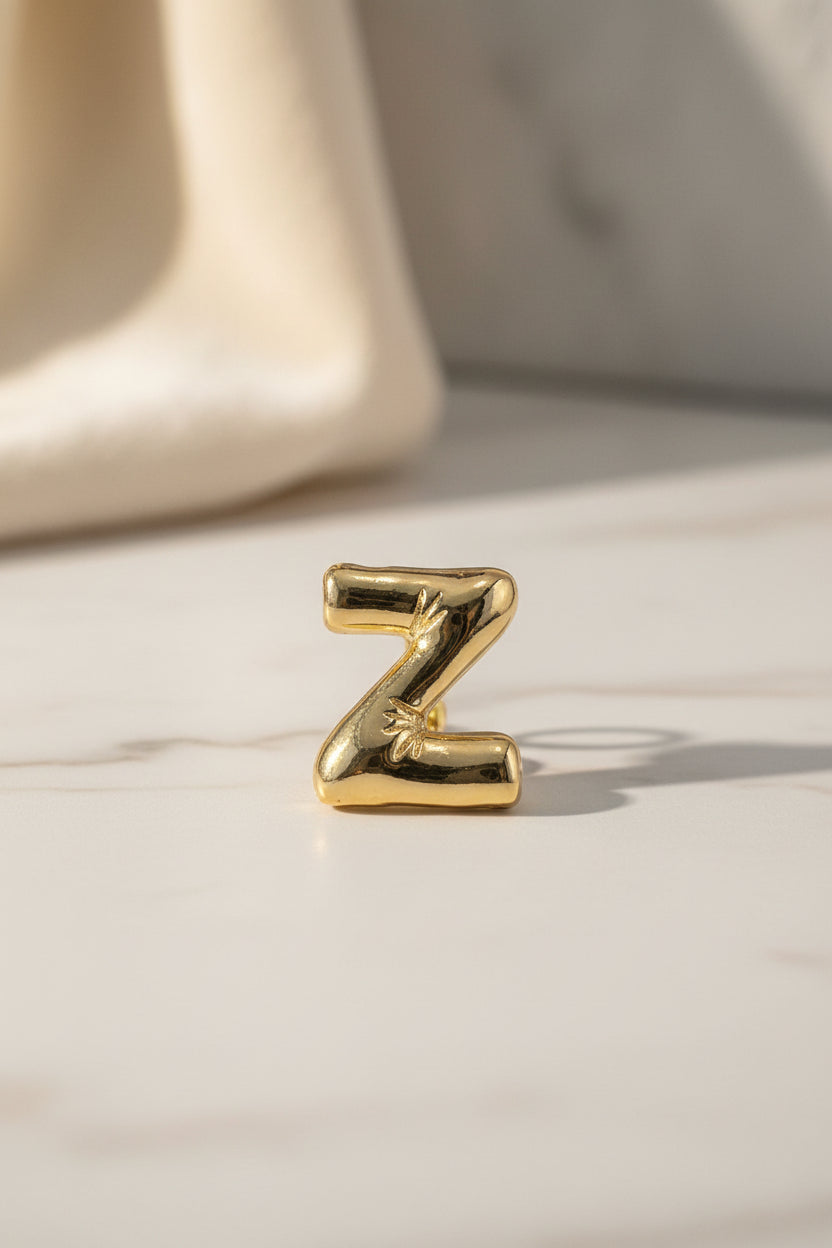 14K BUBBLE LETTER PENDANT -Z 240704033108