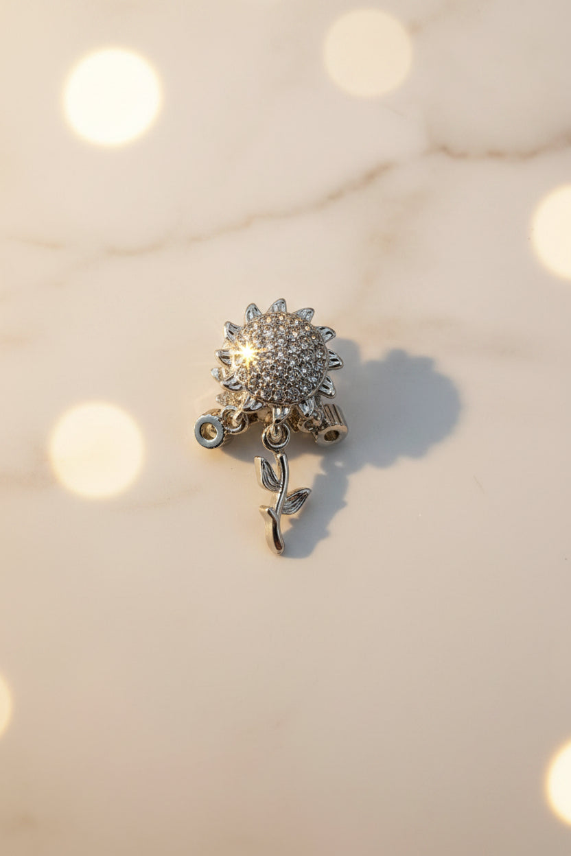 WHG SUNFLOWER CHARM PENDANT