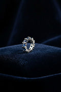 WHG PANDORA CLEAR/BLUE SPARKLING CLIP CHARM PENDANT