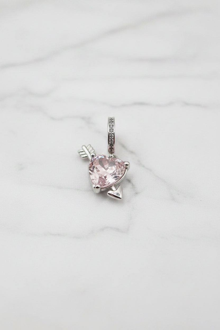 WHG PINK CUPIDS ARROW PENDANT