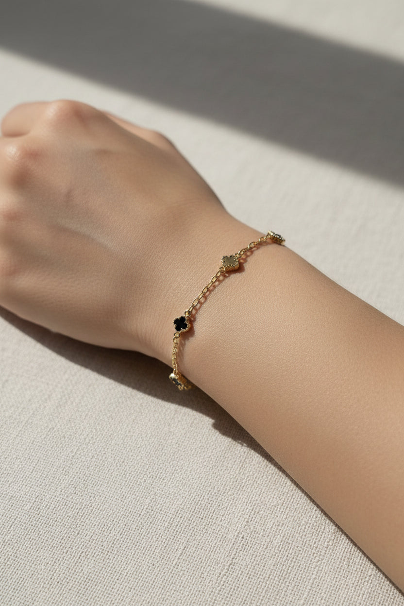 14K CLOVER DESIGN BRACELET CS-21330011