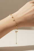 14K FLORAL CHARMS BRACELET TH-02500002
