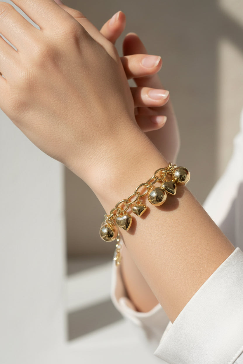 14K CHARM BRACELET CS-15120001