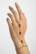 WHG HAND BRACELET WITH RED BEADS T001227681