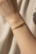 14K GRADUATED BEAD DESIGN BRACELET CS-21750001