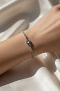 WHG CLEAR EVIL EYE TENNIS BRACELET X000769353