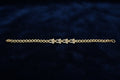 14K TRIANGULAR CHEVRON LINKS BRACELET RQ361