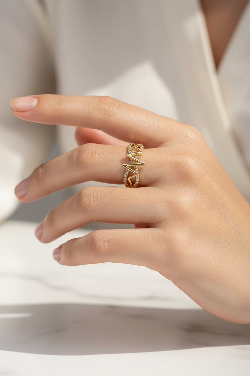14K HEARTBEAT RING X001212446