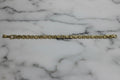 14K FLORAL LINK BRACELET SL-17210005