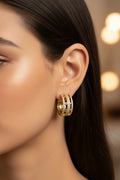 14K HUGGIE-STYLE HOOP EARRING RQ394