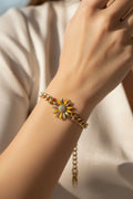 14K Flower Bracelet X001012048 SYX-64368D